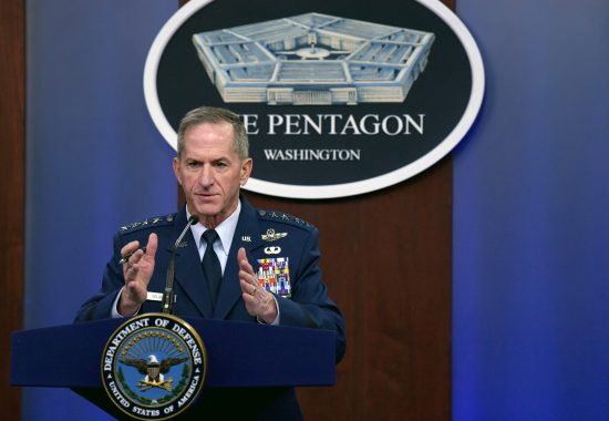 Air Force Chief of Staff Gen. David L. Goldfein conducts COVID-19 press briefing