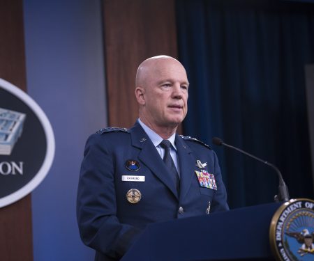 USAF Gen Raymond Briefs on Space Force, Spacecom and COVID-19