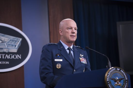 USAF Gen Raymond Briefs on Space Force, Spacecom and COVID-19