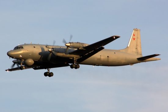 Russian IL-38 maritime patrol aircraft