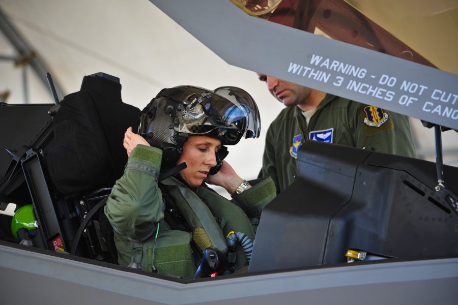 First female F-35 pilot begins training