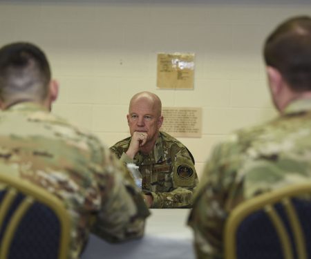 New Space Force Leader Visits Crew at Cavalier Air Station