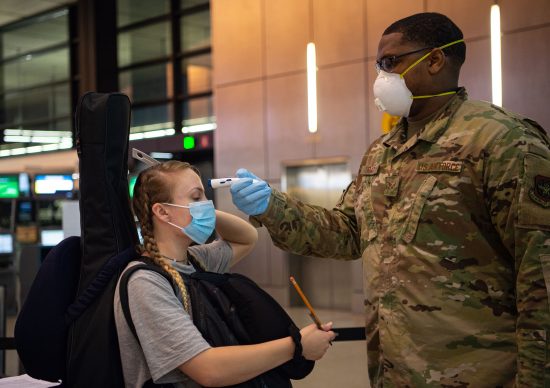 62nd APS Airmen conduct new COVID-19 screening at SeaTac