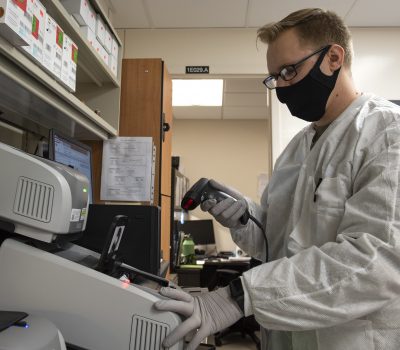 Lab testing COVID-19 samples