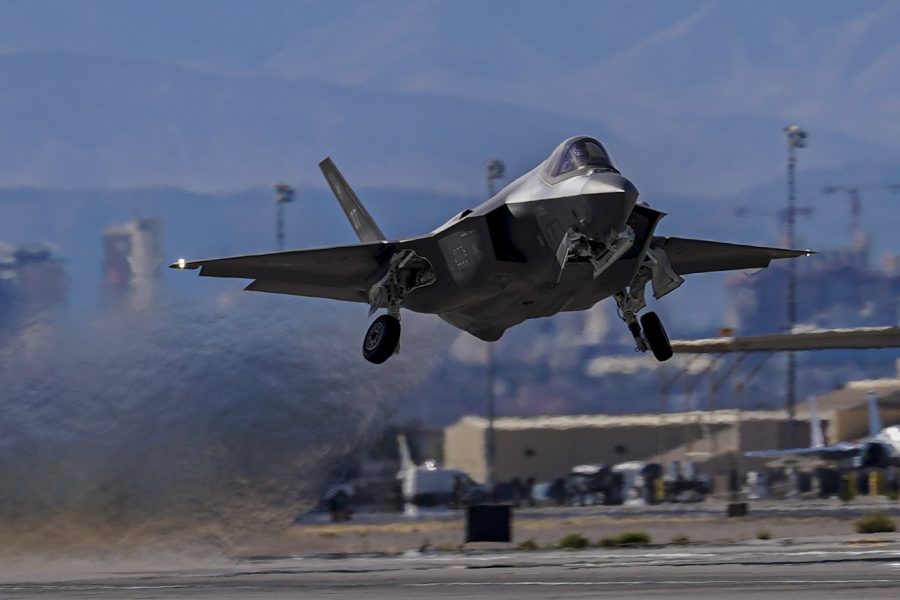 Nellis aircraft take off during WSINT