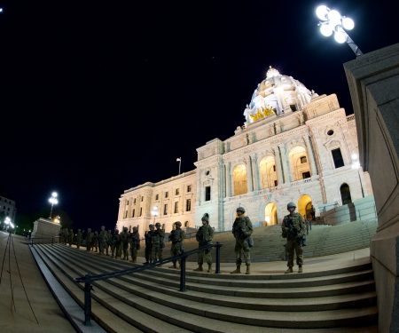Minnesota National Guard protect Capitol