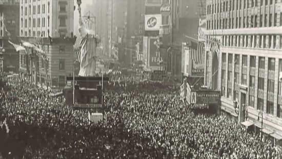 Victory In Europe 1945 New York