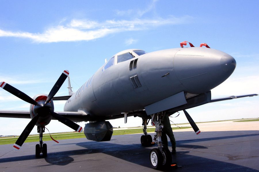 Air Guard plane photographs flood damage