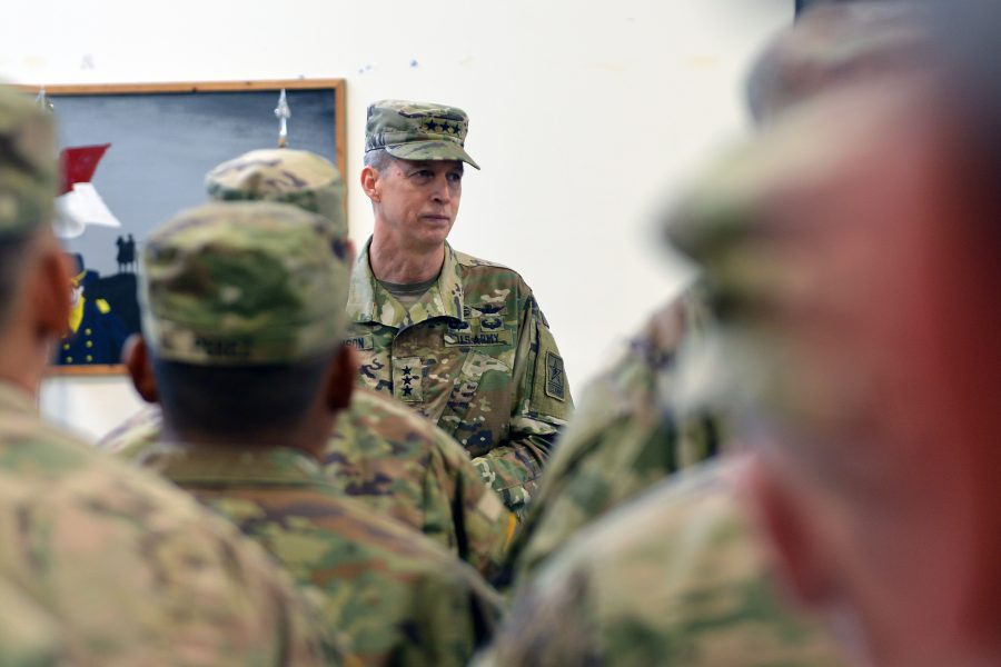 Army National Guard Director Re-enlists Oregon Soldiers