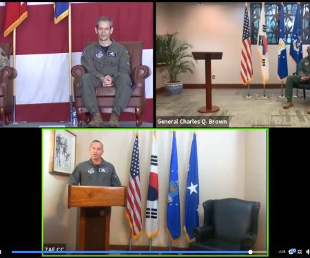 Seventh Air Force hosts first virtual change of command