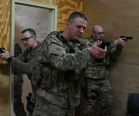 219th Security Forces Squadron conducts training