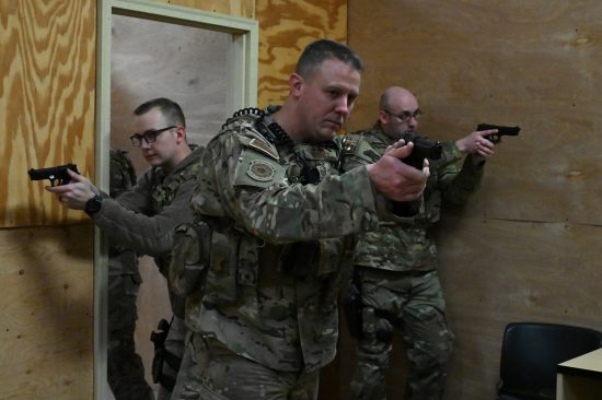 219th Security Forces Squadron conducts training