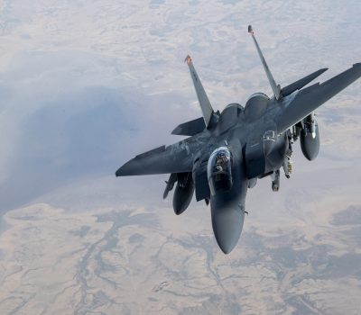 Strike Eagles get refueled over Iraq