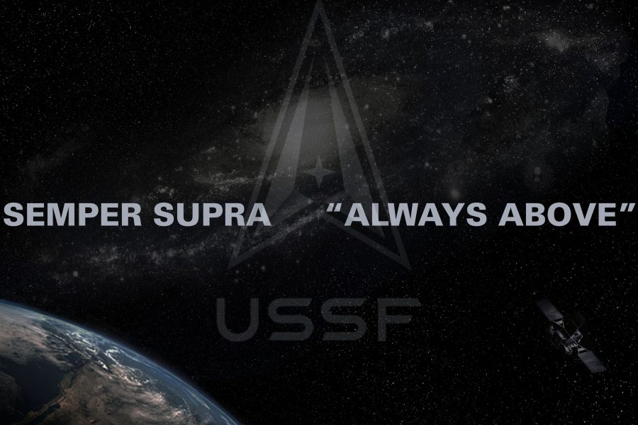 Space Force logo and motto