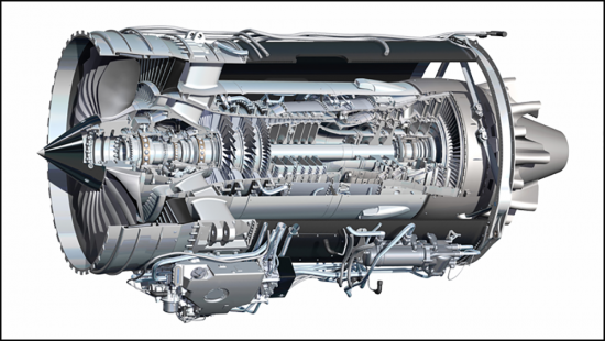 F-130 engine graphic