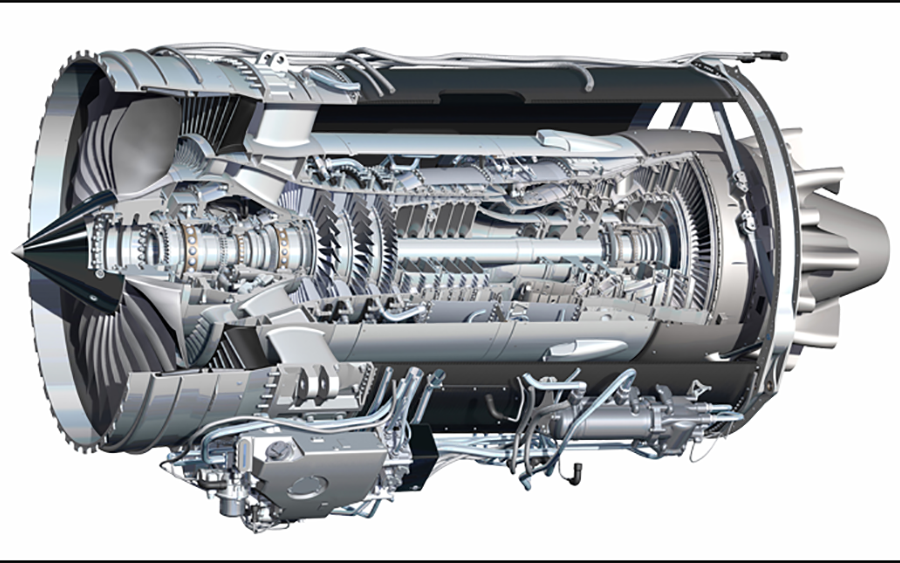 F-130 engine graphic