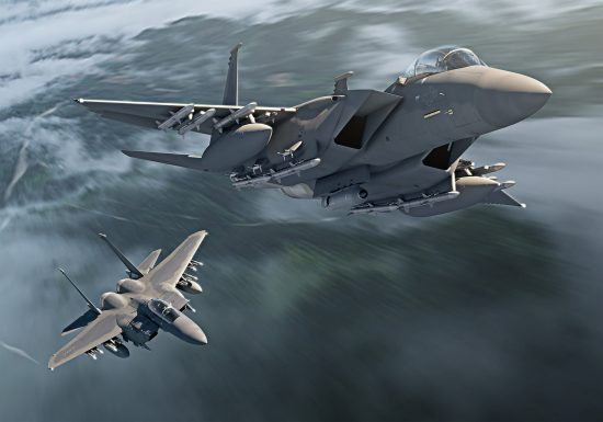 F-15EX Two Ship Peel Off