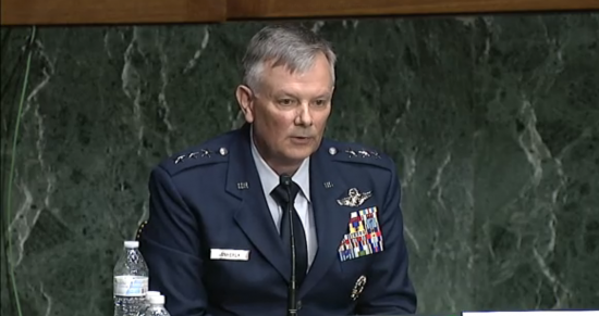 Lt. Gen. Glen D. VanHerck at SASC