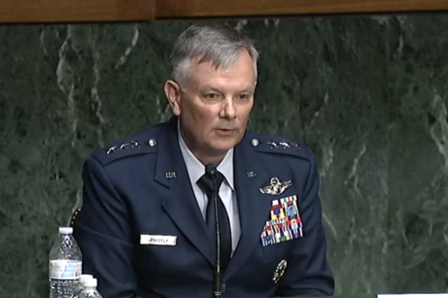 Lt. Gen. Glen D. VanHerck at SASC