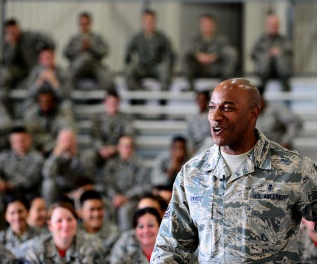 CMSAF Wright visits Whiteman AFB