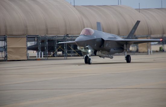 F-35s arrive at Eglin for ABMS Demo