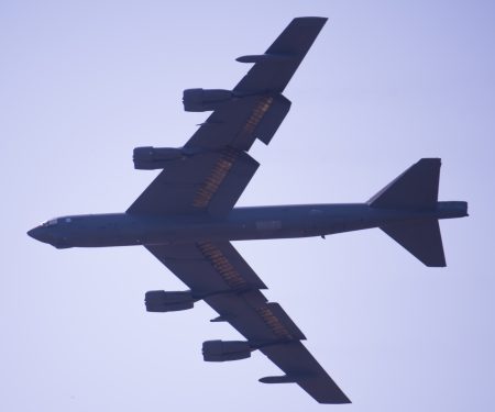 Barksdale's Air Force Base 2nd Bomb Wing bombers arrive at Minot Air Force Base