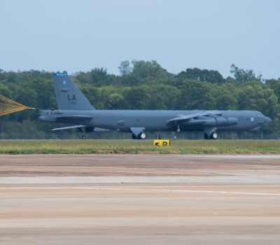 B-52s return home following Hurricane Laura