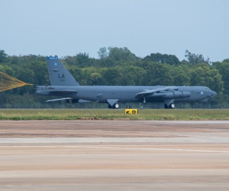 B-52s return home following Hurricane Laura