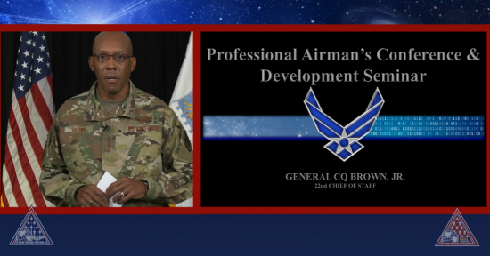 CSAF Gen. Brown at AFSA