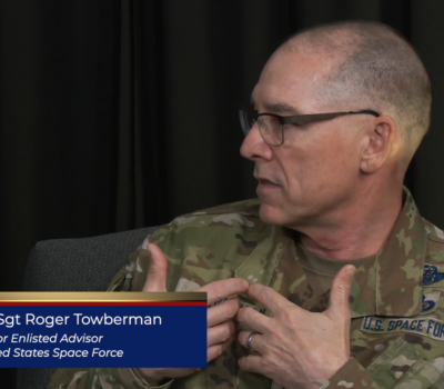 Chief Master Sgt. Towberman at AFSAv