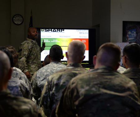 Soldiers sharpen their resolve to prevent sexual assault and harassment