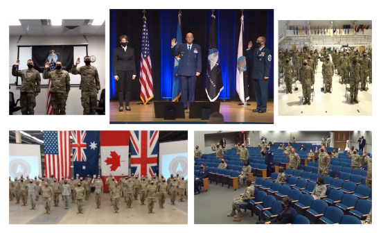 Swearing-in Ceremony Collage