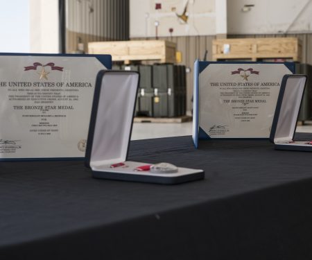 Bronze Stars with Valor