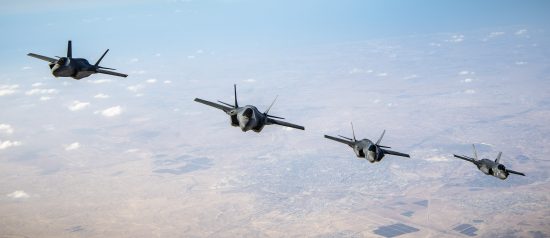 U.S. and Israeli F-35s participate in exercise Enduring Lightning III