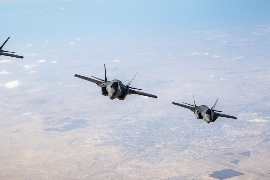 U.S. and Israeli F-35s participate in exercise Enduring Lightning III