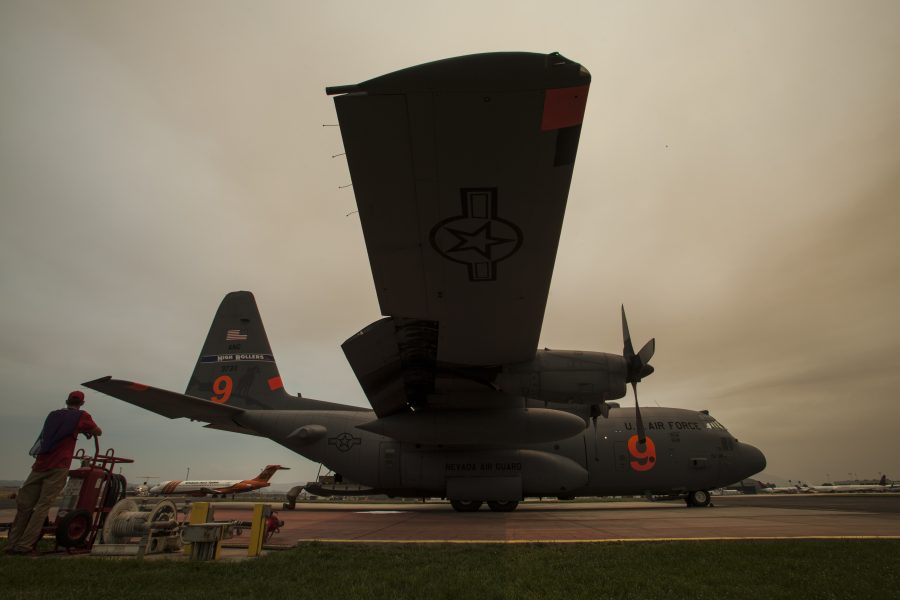 Nevada, Wyoming Air National Guards assist with Holy Fire