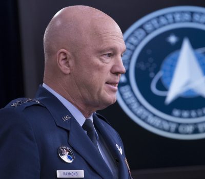 USAF Gen Raymond Briefs on Space Force, Spacecom and COVID-19