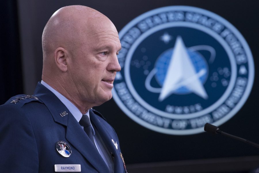 USAF Gen Raymond Briefs on Space Force, Spacecom and COVID-19