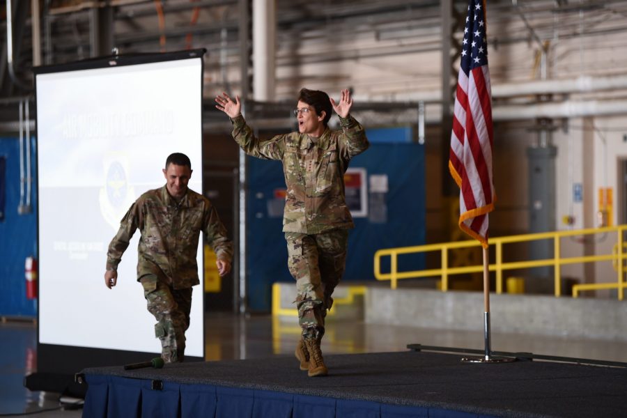 AMC commander, command chief visit Team McChord