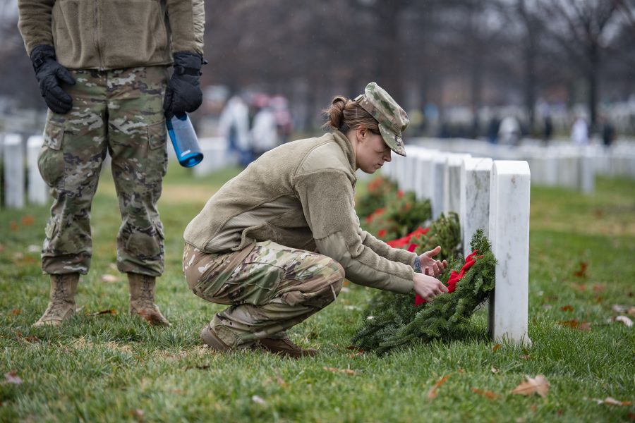 28th Wreaths Across America Day at Arlington National Cemetery