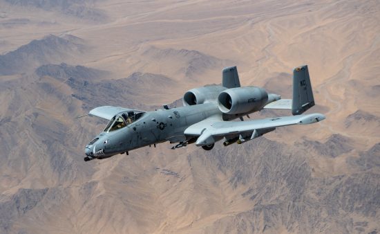 KC-135 refuels A-10s over Afghanistan
