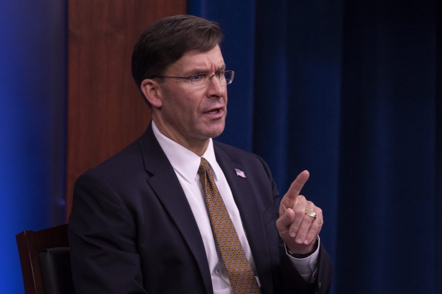 SecDef Esper Virtual Engagement with Industry Partners