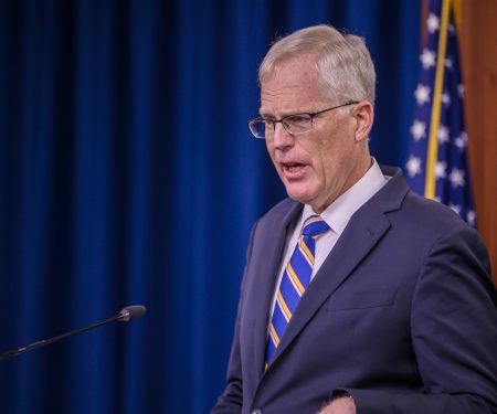 Acting Defense Secretary Briefs Pentagon Reporters