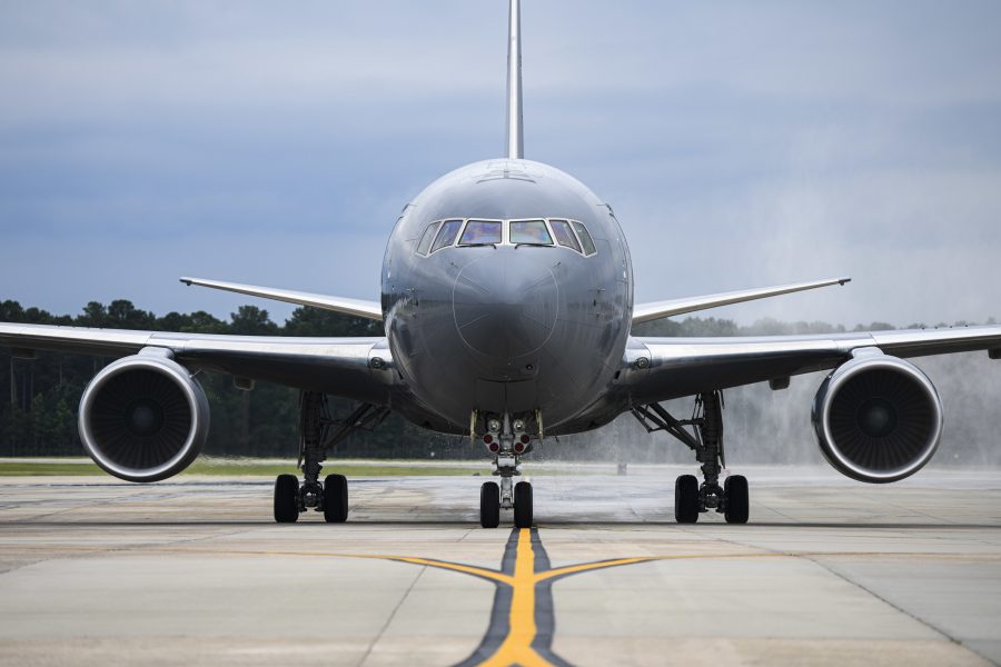 First KC-46A Pegasus lands at Seymour Johnson