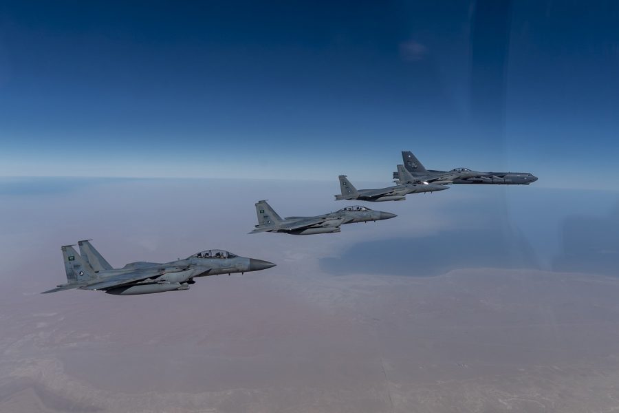 Bombers showcase airpower in the Middle East