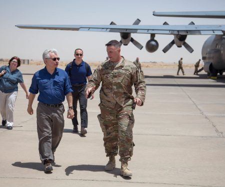 U.S. Senator Jack Reed Visits Deployed Troops