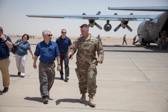 U.S. Senator Jack Reed Visits Deployed Troops