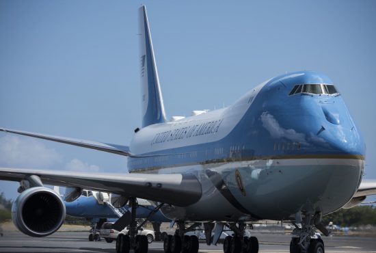 Air Force One refuels