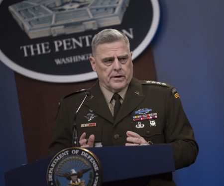 Chairman of the Joint Chiefs of Staff Army Gen. Mark A. Milley