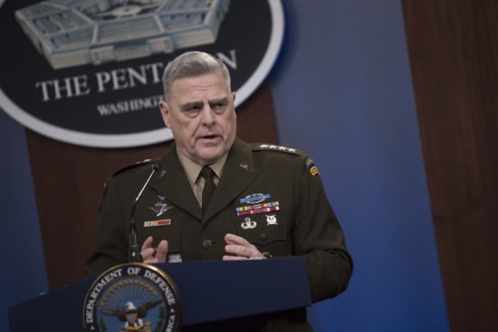 Chairman of the Joint Chiefs of Staff Army Gen. Mark A. Milley
